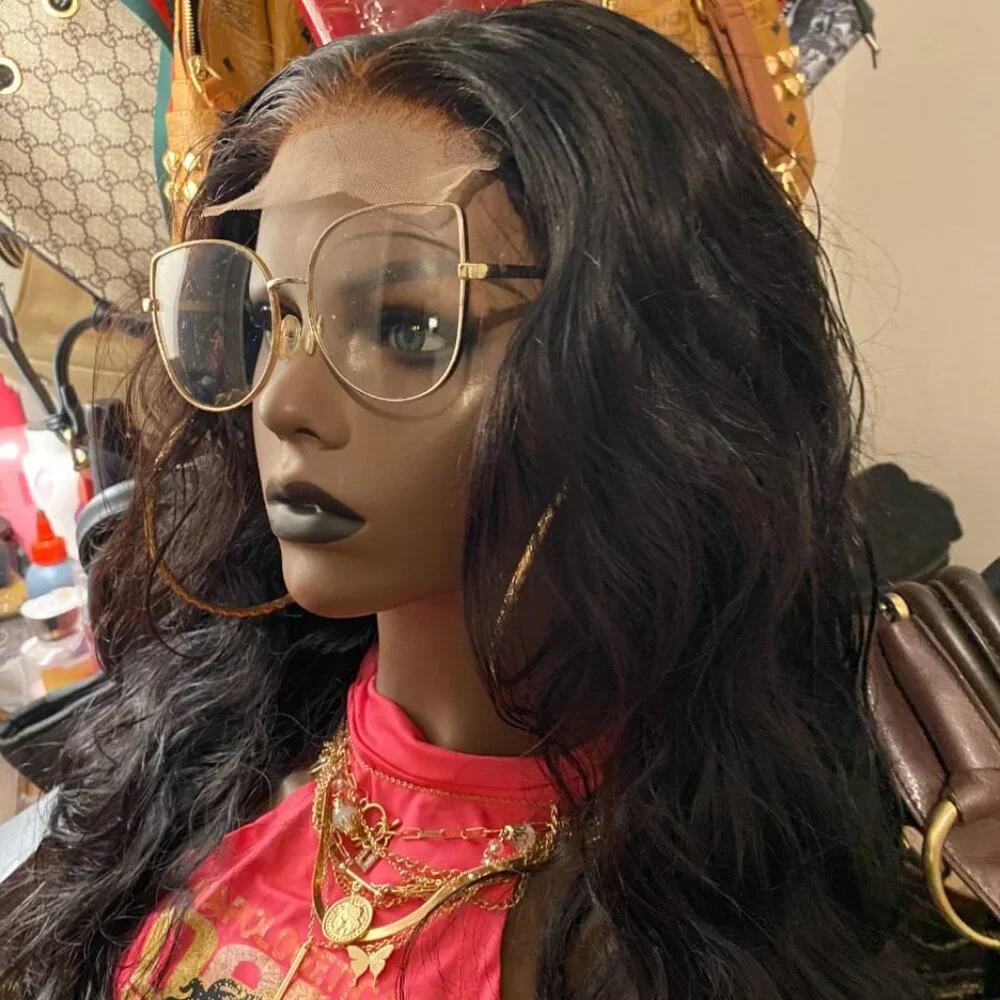 5x5 HD Transparent Lace Closure Wigs Human Hair body wave - Picture 11 of 13